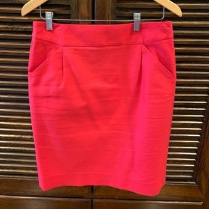 J. Crew Factory Double Serge Cotton Pencil Skirt